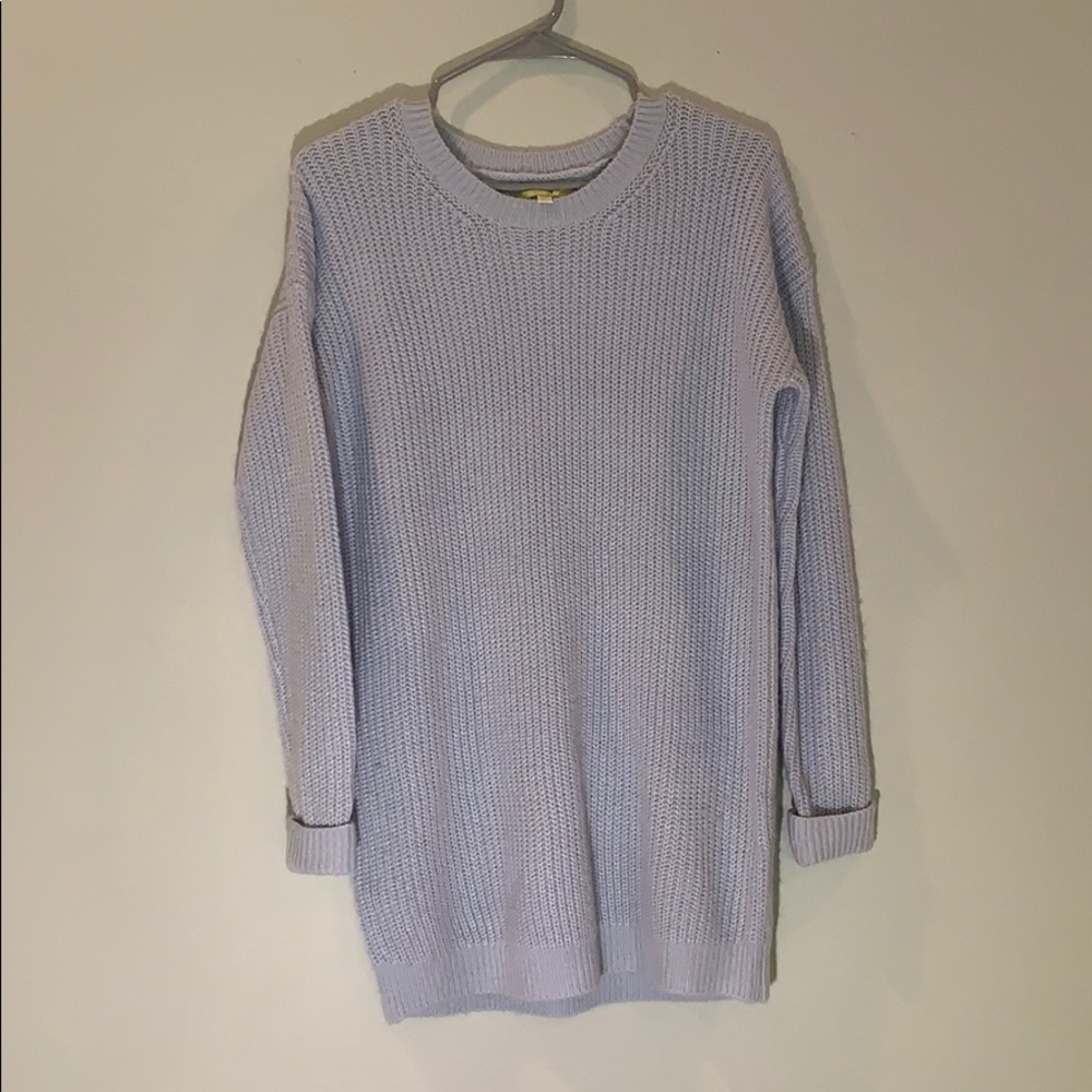 Powder Blue Gianni Bini Knit Sweater Dress